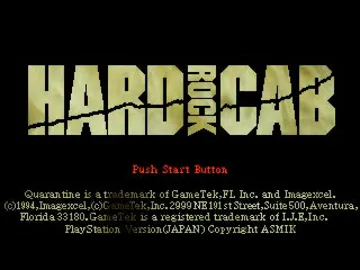 Hard Rock Cab (JP) screen shot title